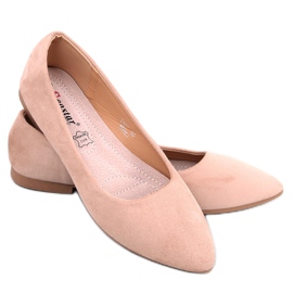 Seastar Balerini cu branț din piele Keys Khaki bej Seastar Balerini cu branț din piele Keys Khaki bej