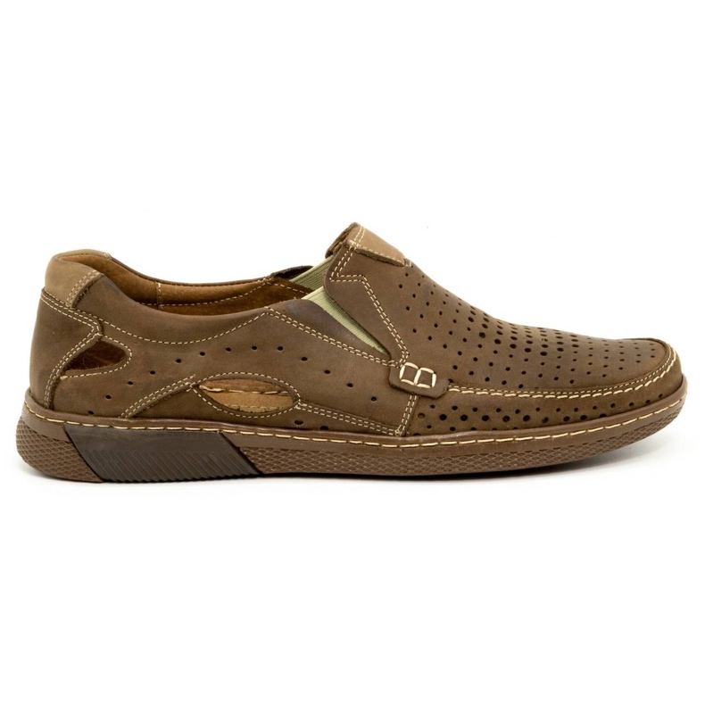 Olivier Pantofi barbati piele 937MP maro