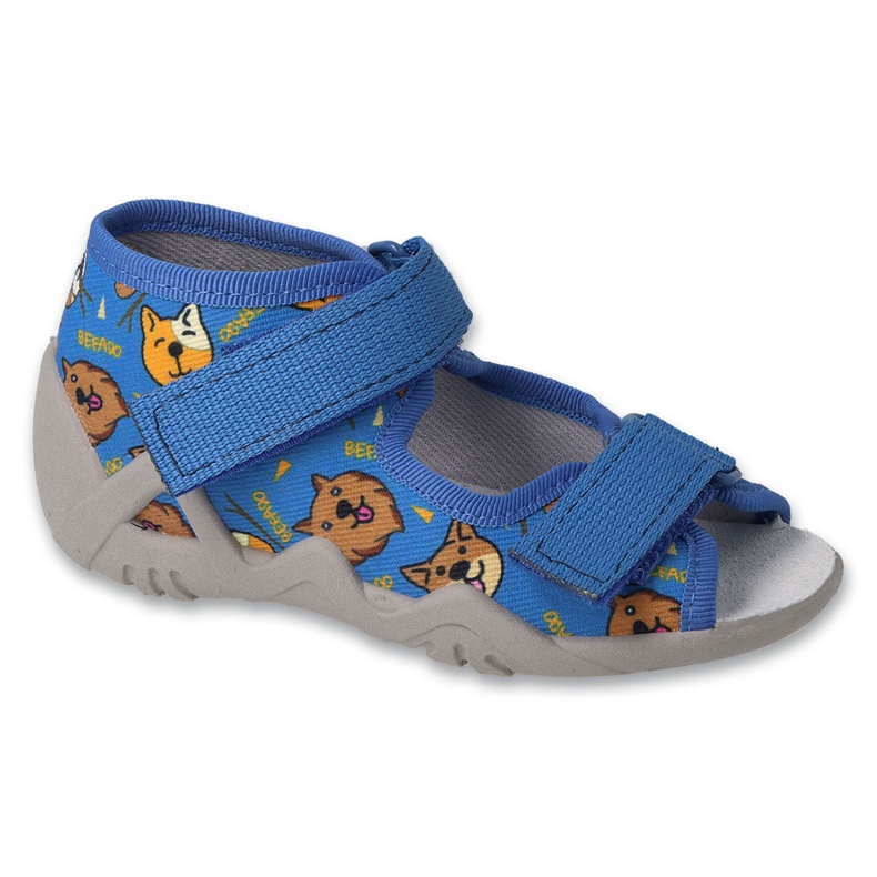 Befado Sandals Sandals Insert pentru copii 350p042 albastru la câini