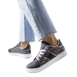 Inna Tenisi bleumarin decorati cu monograma Bolduc albastru