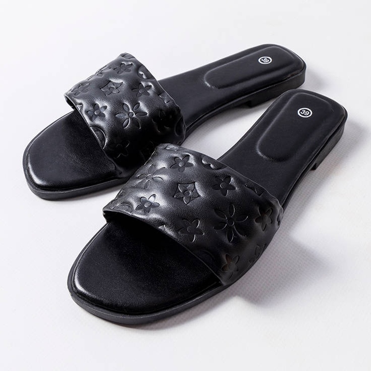 Sandale plate negre de la Amalie negru