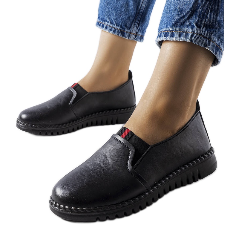 Mocasinii negri ai lui Julie negru Mocasinii negri ai lui Julie negru