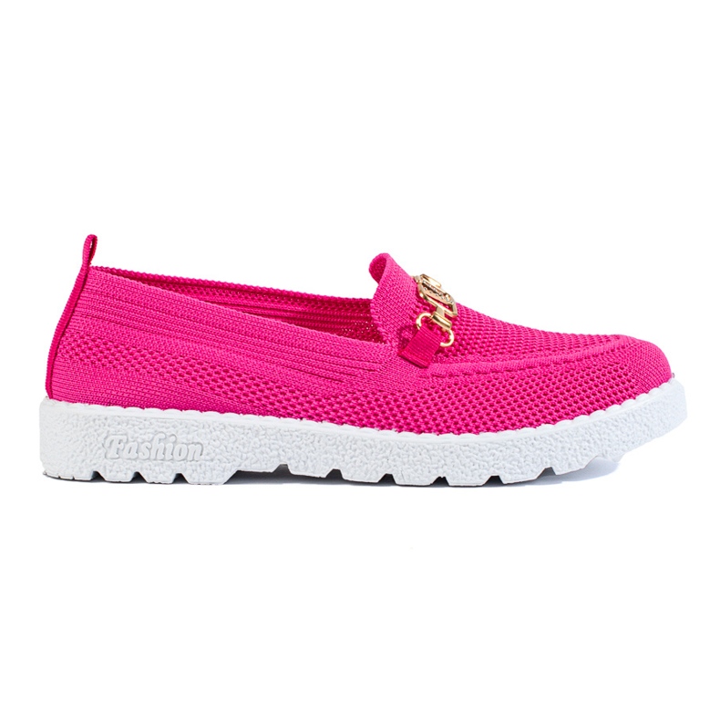 Mocasini textile dama Shelovet fucsia roz