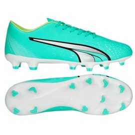 Pantofi de fotbal Puma Ultra Play FG/AG M 107224 03 verde verde