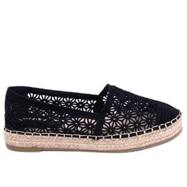 Espadrile ajurate din Terian Black negru Espadrile ajurate din Terian Black negru