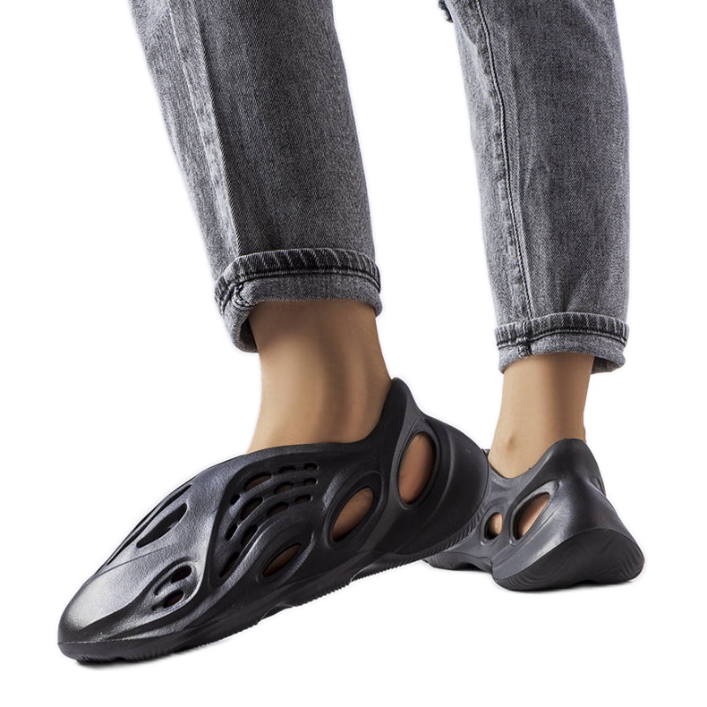 Tobogane din spumă neagră Julienne negru Tobogane din spumă neagră Julienne negru