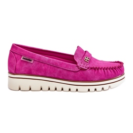 PS1 Mocasini cu platforma de dama Fuchsia Mirren roz