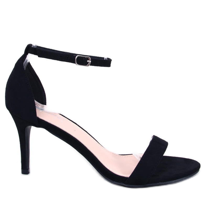 Michelle Sandale negre cu toc negru