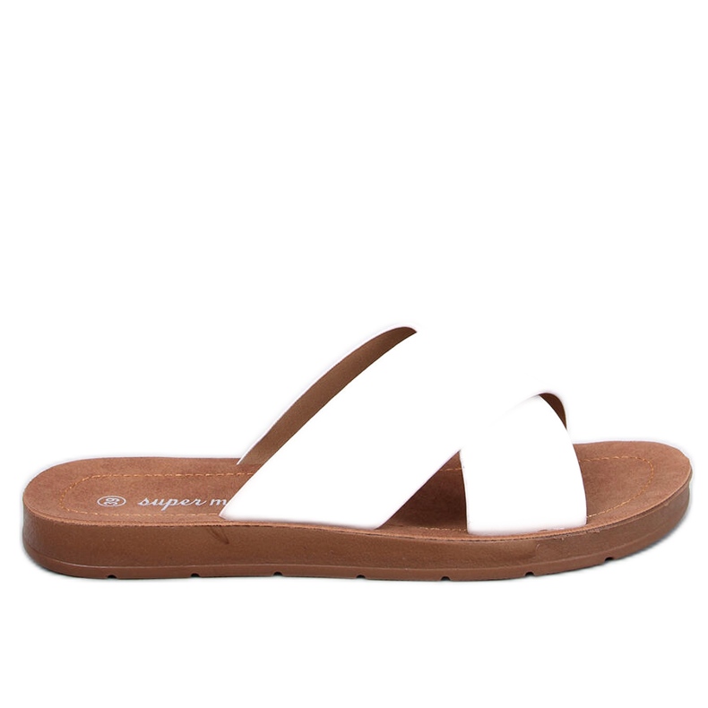 Papuci de damă Ryan White alb Papuci de damă Ryan White alb