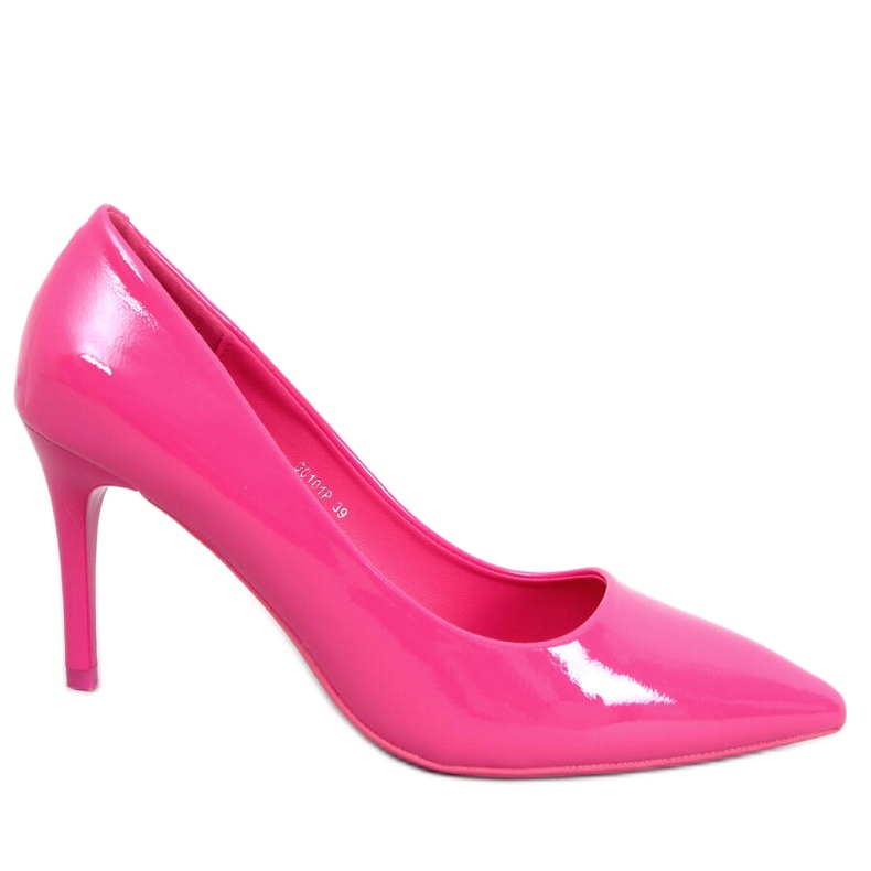 Pompe stiletto lăcuite Charlotte Fuchsia roz