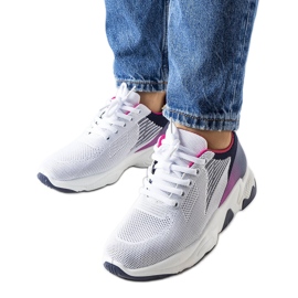 Tenisi sport albi și bleumarin de la Galatee