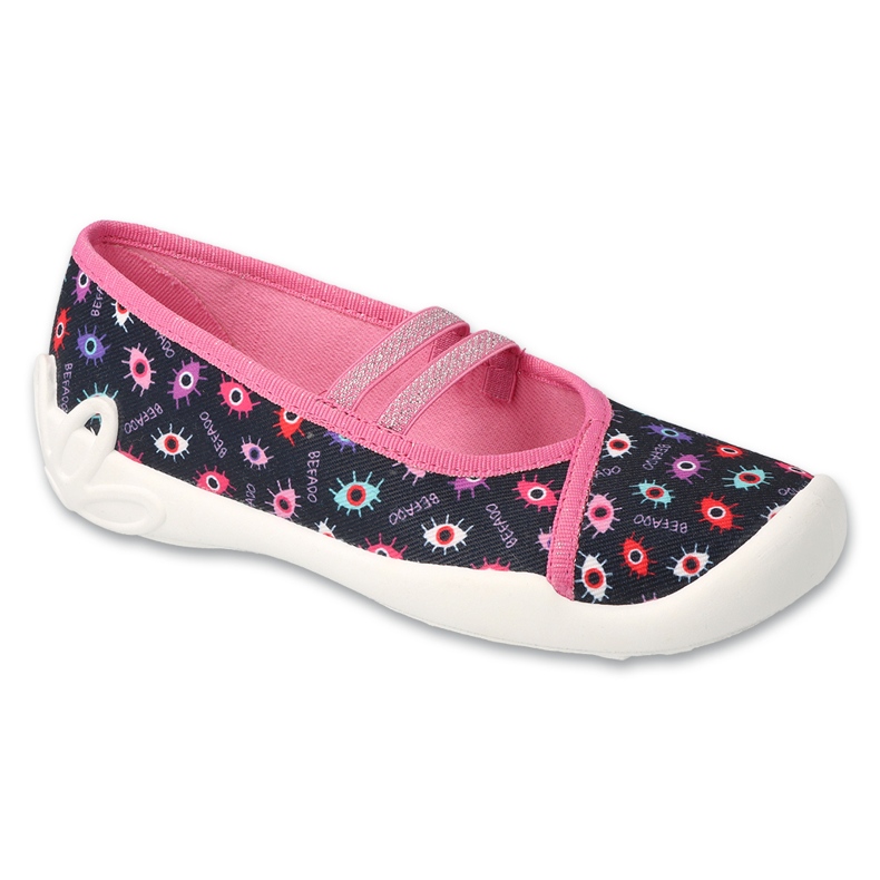 Befado Ballerinas pentru copii 116Y321 Negru și roz în modele colorate