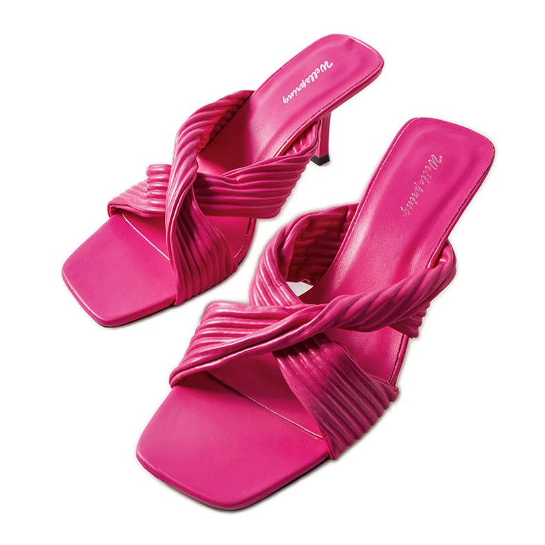 Inna Sandale roz cu toc de la Seiler Inna Sandale roz cu toc de la Seiler