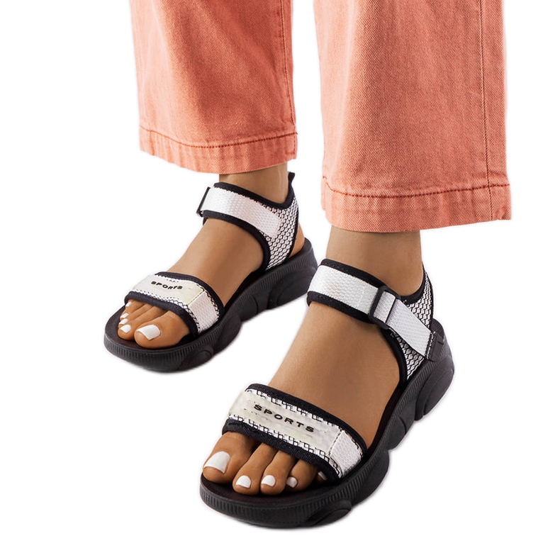 Sandale sport alb-negru de la Faribault