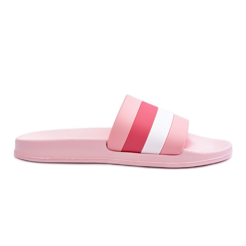 Papuci de damă cu dungi roz Vision Papuci de damă cu dungi roz Vision