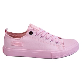 Pantofi de damă Classic Low Big Star LL274022 Roz deschis Pantofi de damă Classic Low Big Star LL274022 Roz deschis