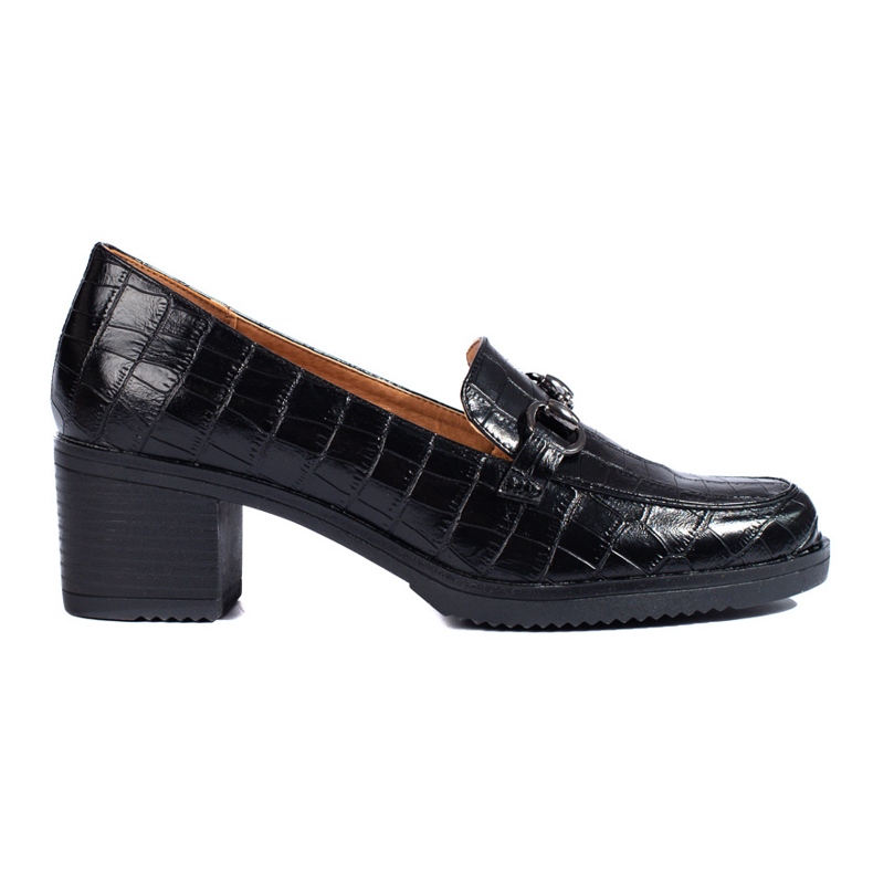 Vinceza Brogues negre a lui Vincez negru