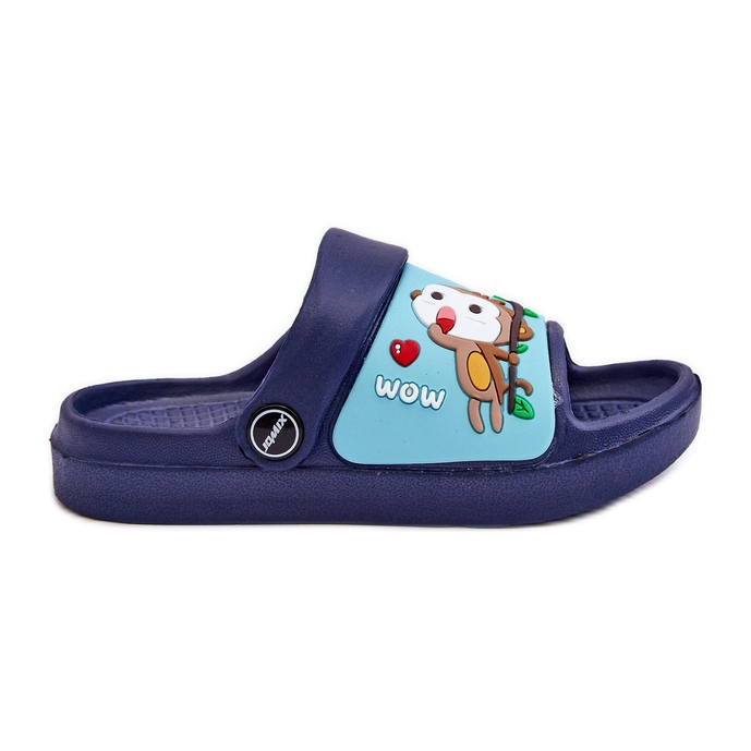 Sandale Ușoare Flip Flops Pentru Copii Cu Motiv Animal Bleumarin Rico albastru