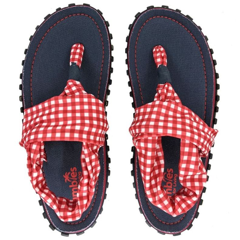 Flip-flops Gumbies Slingback W G-SB-WN-PICNIC roșu