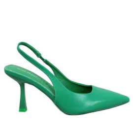 Pompe cu toc deschis Donell Green verde Pompe cu toc deschis Donell Green verde
