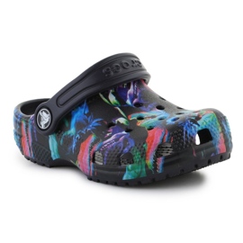 Papuci Crocs Classic Dino Clog Jr 208303-4LF negru