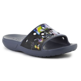 Papuci Crocs Classic Meta Scape Slide 208471-0C4 negru