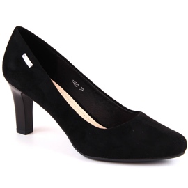 Pompi de piele intoarsa neagra de la Sergio Leone negru