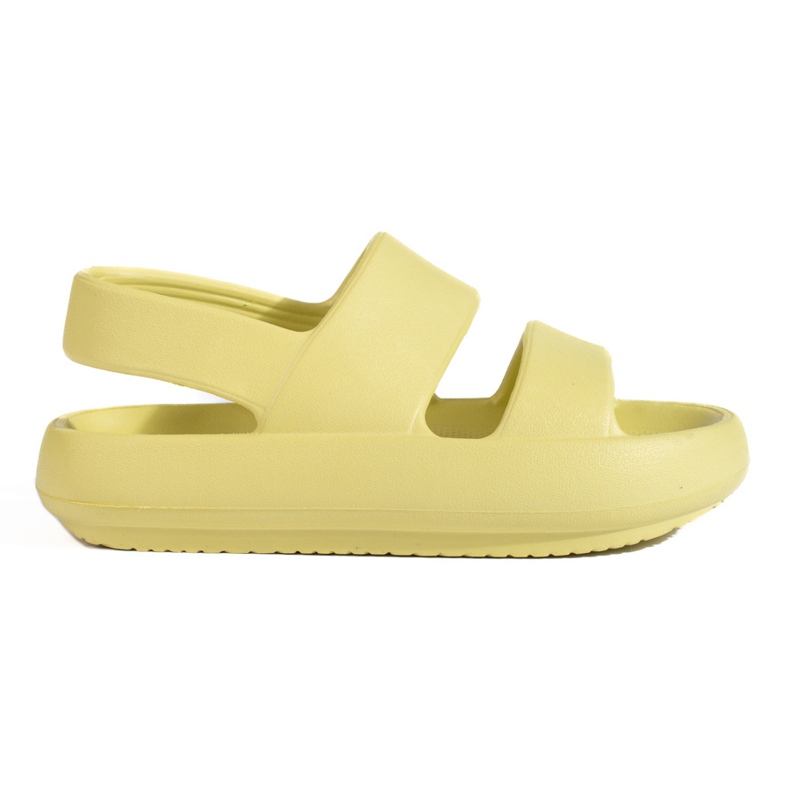 Sandale de damă Shelovet din cauciuc măsline verde