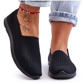 PE1 Pantofi slip-on dama negri Lento negru