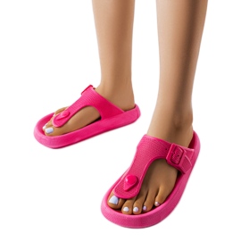 Sandale cu platformă fucsia de la Moretti roz Sandale cu platformă fucsia de la Moretti roz