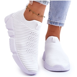 Încălțăminte sport de damă Slip-on Big Star DD274460 Alb Încălțăminte sport de damă Slip-on Big Star DD274460 Alb
