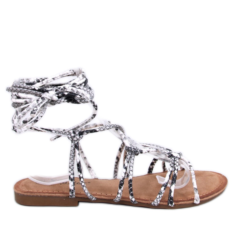 Sandale gladiator Morin Serpentine gri