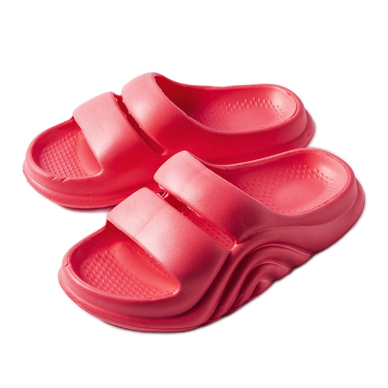 Sandale de cauciuc roz închis de la Geneve