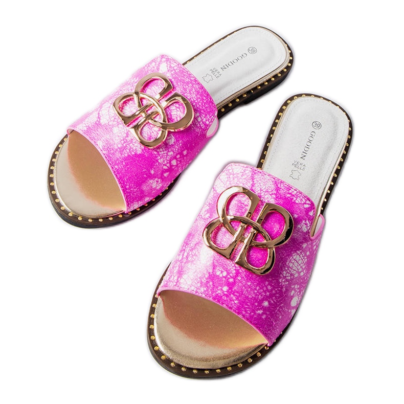 Inna Papuci de dama roz cu catarama Lea Inna Papuci de dama roz cu catarama Lea