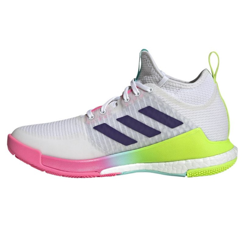 Pantofi de volei adidas CrazyFlight Mid W HP3337 alb alb