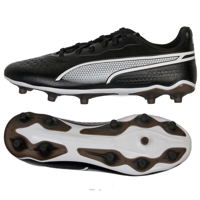Pantofi de fotbal Puma King Match FG/AG M 107570-01 negru negru Pantofi de fotbal Puma King Match FG/AG M 107570-01 negru negru