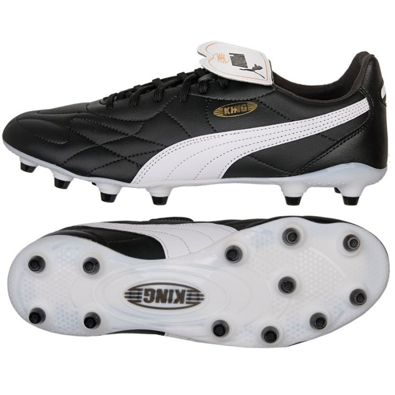 Pantofi de fotbal Puma King Top FG/AG M 107348-01 negru negru