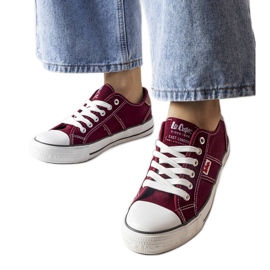 Adidași Lee Cooper LCW-22-31-0864L bordeaux roșu