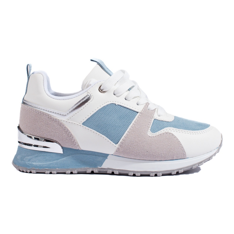 Pantofi sport dama Shelovet alb si albastru