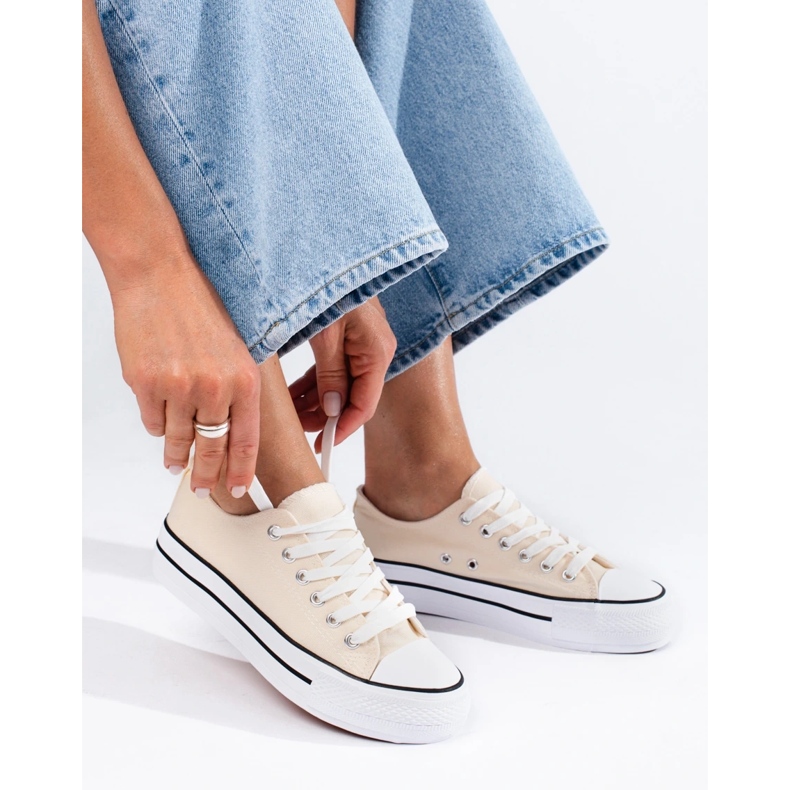 Tenisi bej Shelovet de dama