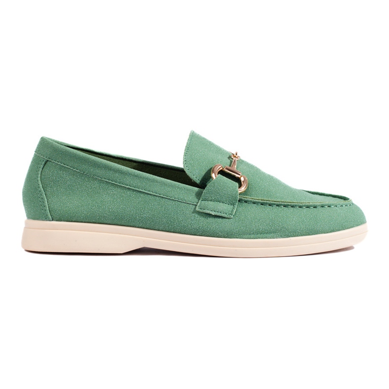 Pantofi dama din piele intoarsa verde Shelovet Pantofi dama din piele intoarsa verde Shelovet