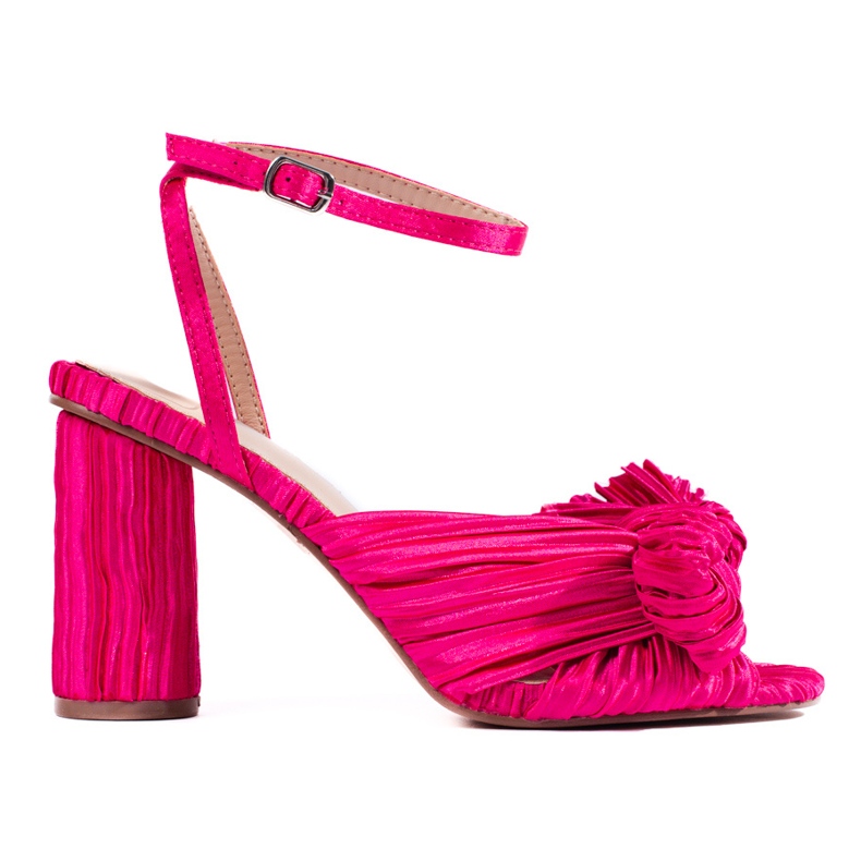 Sandale textile fucsia de la Shelovet roz Sandale textile fucsia de la Shelovet roz