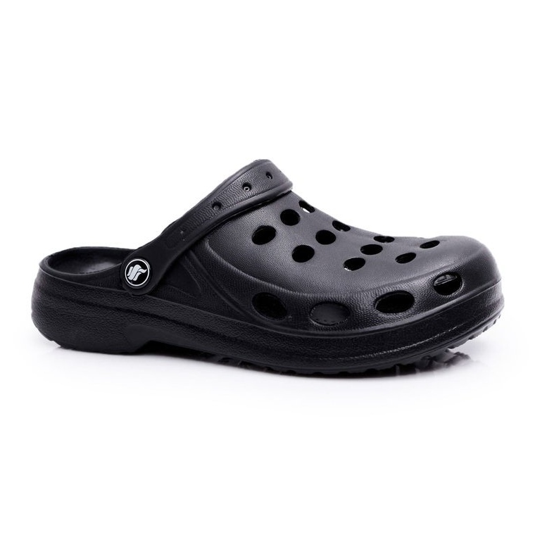 Flameshoes Papuci de spumă neagră pentru femei Eva Black negru
