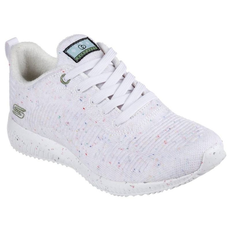 Pantofi Skechers Bobs Squad-Reclaim Life W 117282/WHT alb
