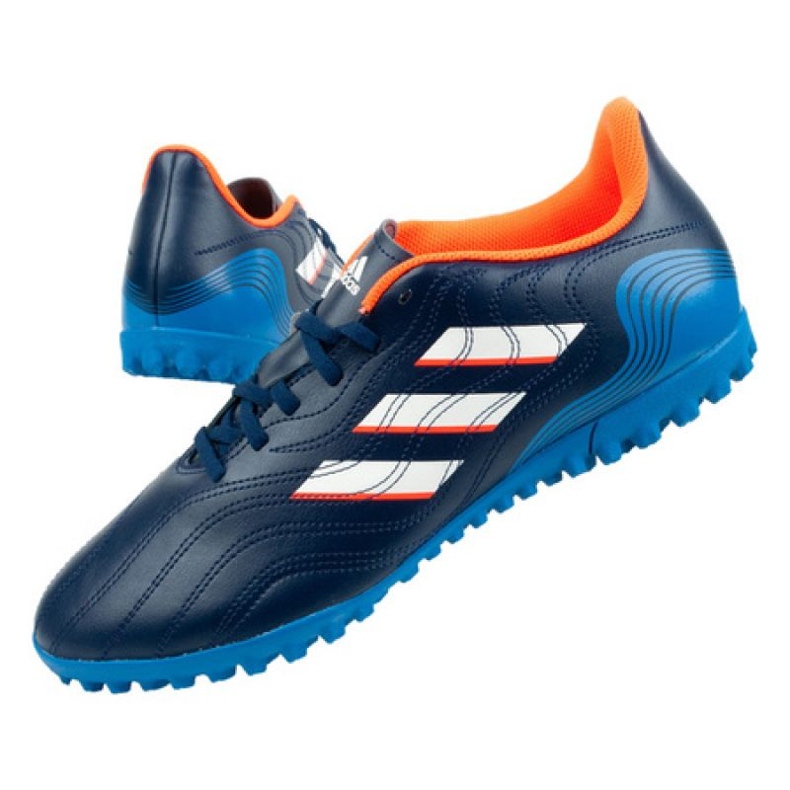 Pantofi de fotbal Adidas Copa Tf M GW7390 pentru gazon albastru marin albastru