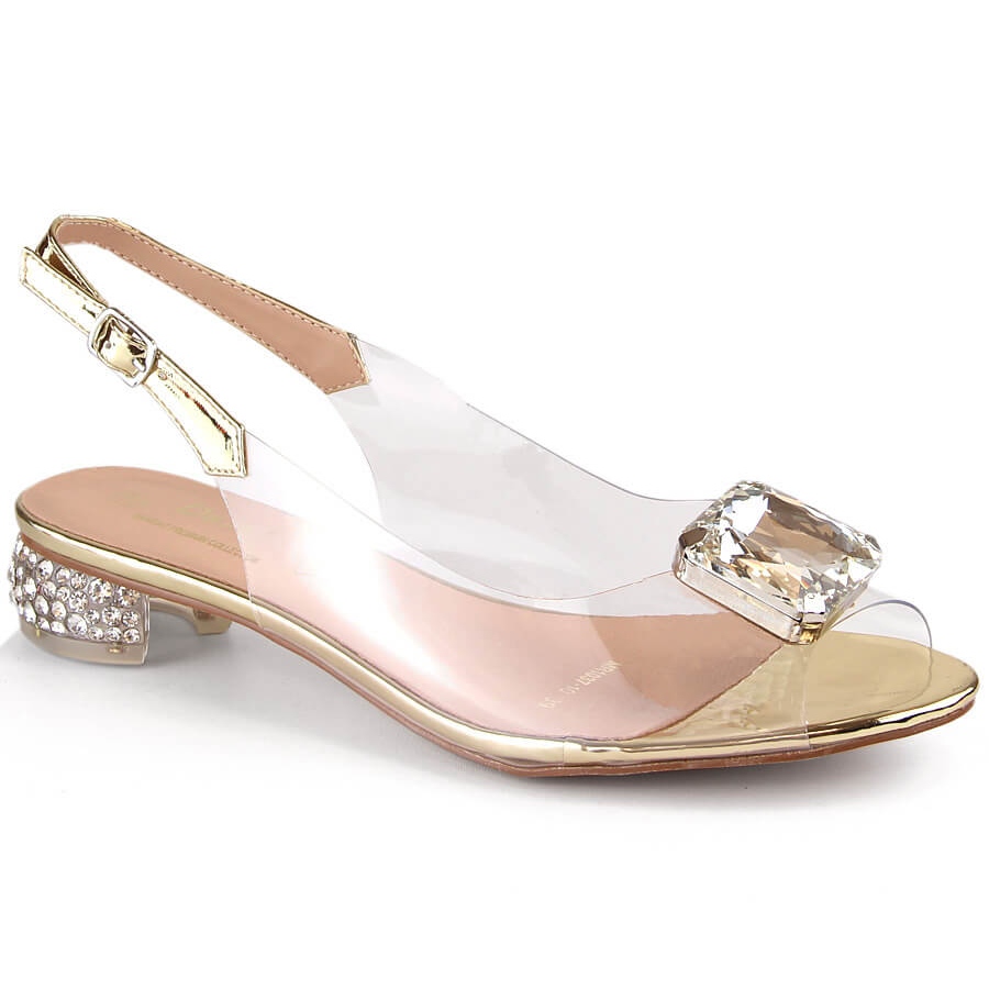 Sandale discount plate transparente