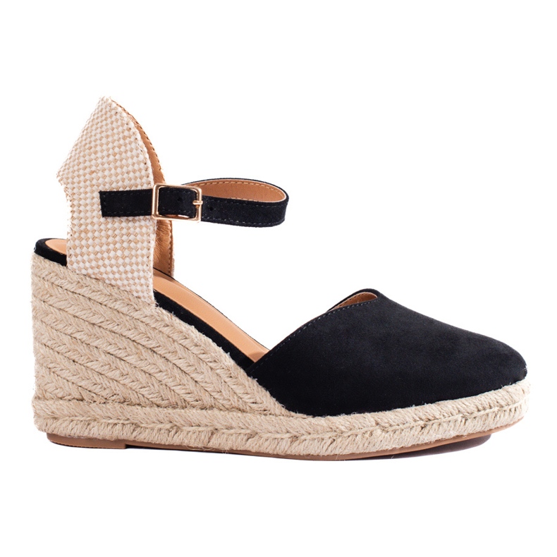 Espadrile negre Shelovet pentru damă negru