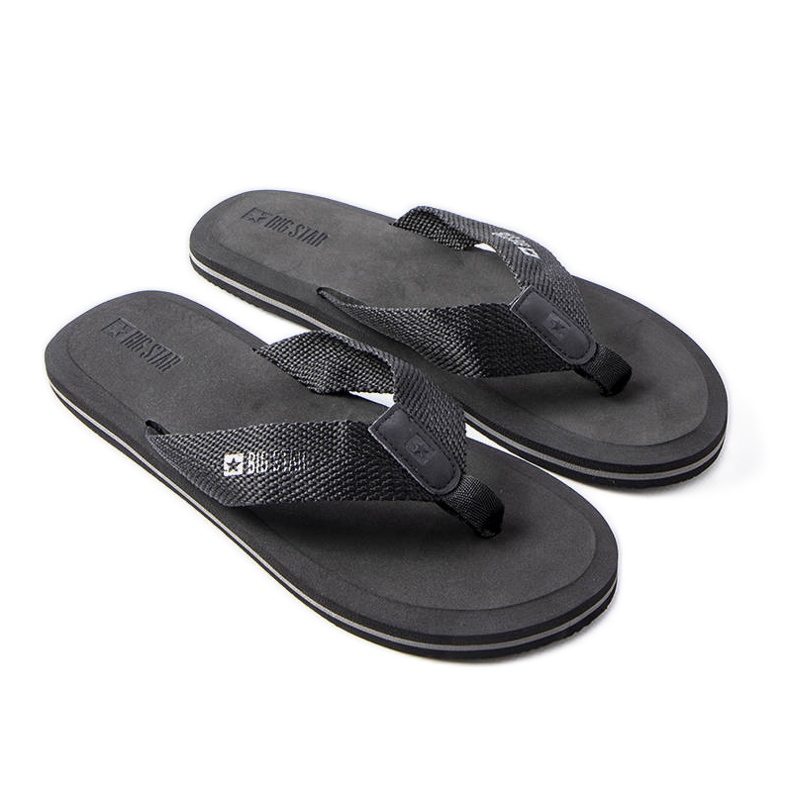 Flip-flops negri Big Star LL174618 negru
