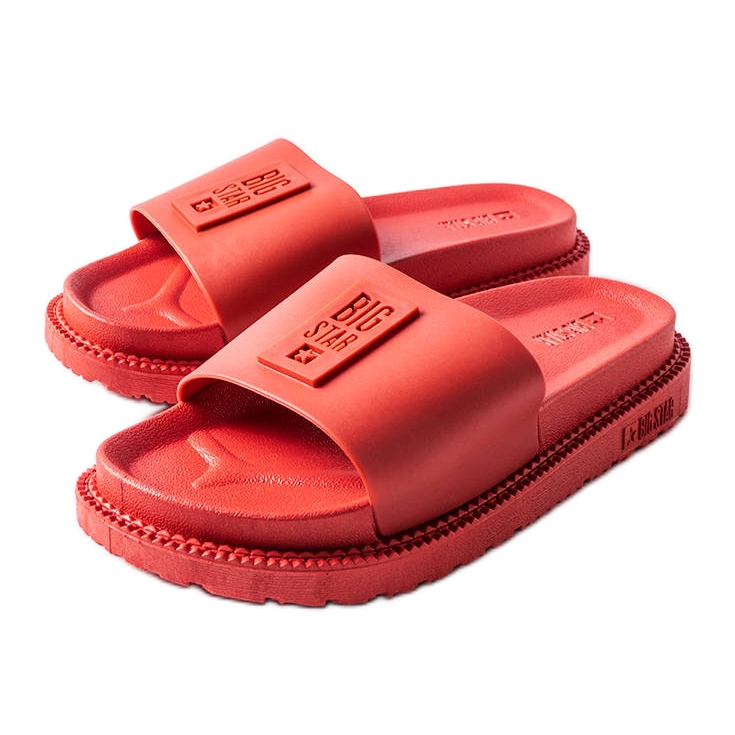 Papuci roșii Big Star LL274430 roșu