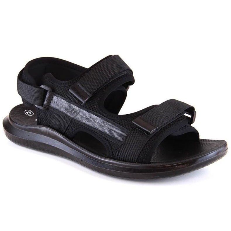 Sandale sport cu velcro News M 23MN02-5801 negru